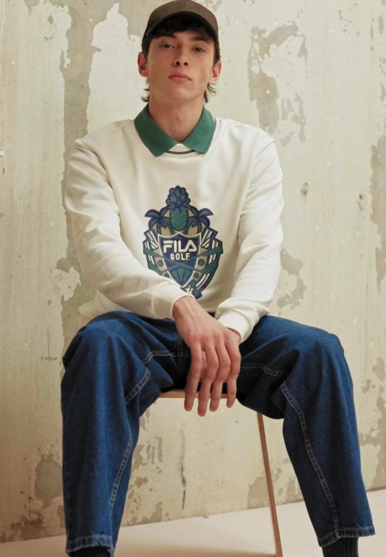 Fila TOSTEDT CREW - Sweatshirt - Antique White 4 Fila TOSTEDT CREW - Sweatshirt - Antique White – Bild 2