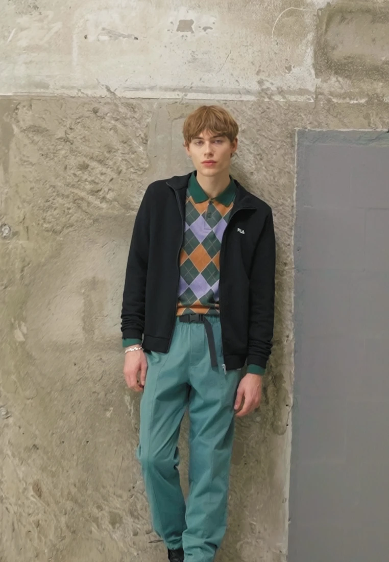 Fila TANTOW PANTS - Stoffhose - Blue Spruce 4 Fila TANTOW PANTS - Stoffhose - Blue Spruce – Bild 2