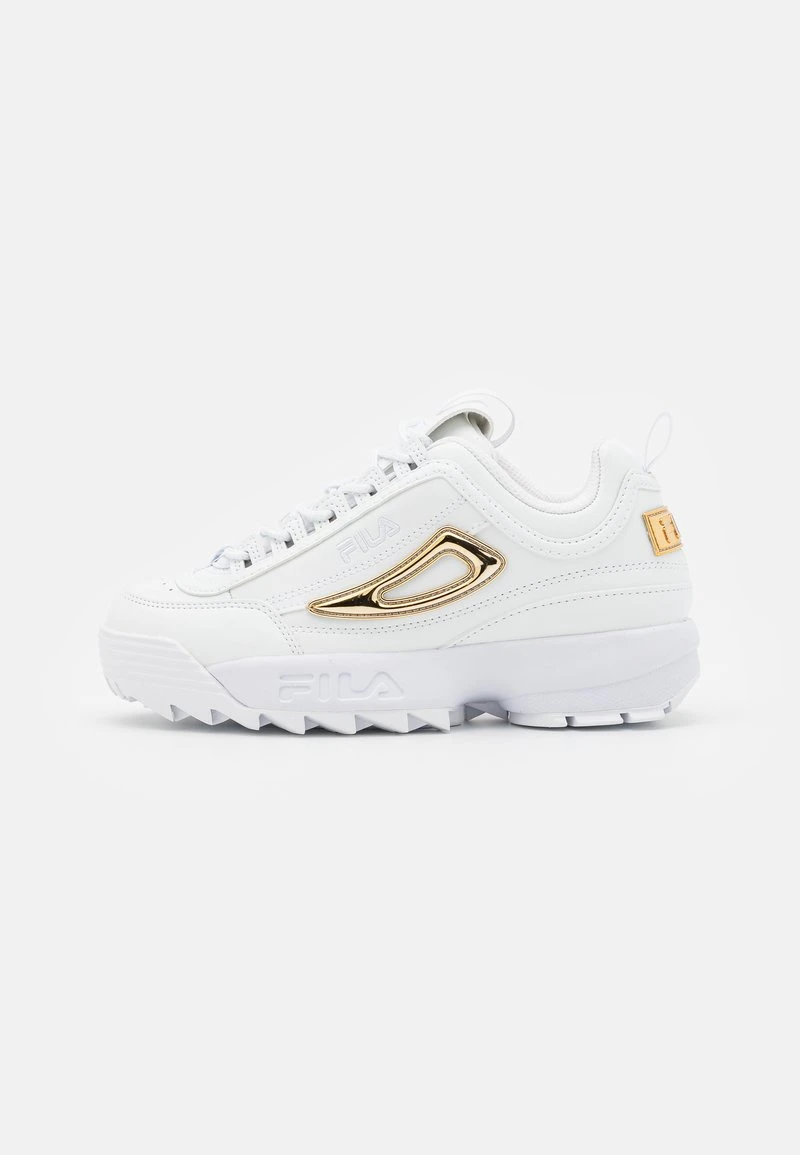 Fila DISRUPTOR M WMN - Sneaker Low - White/gold 4 Fila DISRUPTOR M WMN - Sneaker Low - White/gold – Bild 2
