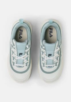 Fila STRADA LOGO - Sneaker Low - White/blue Glow/marshmallow -Fila Verkaufe 025967d163254bf6997585f738104d71