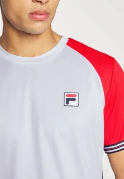 Fila ALFIE - T-Shirt Print - White/red -Fila Verkaufe 026aa44e52504ad7bfb980a0c00108c0