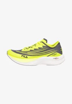 Fila ASTATINE - Laufschuh Stabilität - Safety Yellow Castlerock