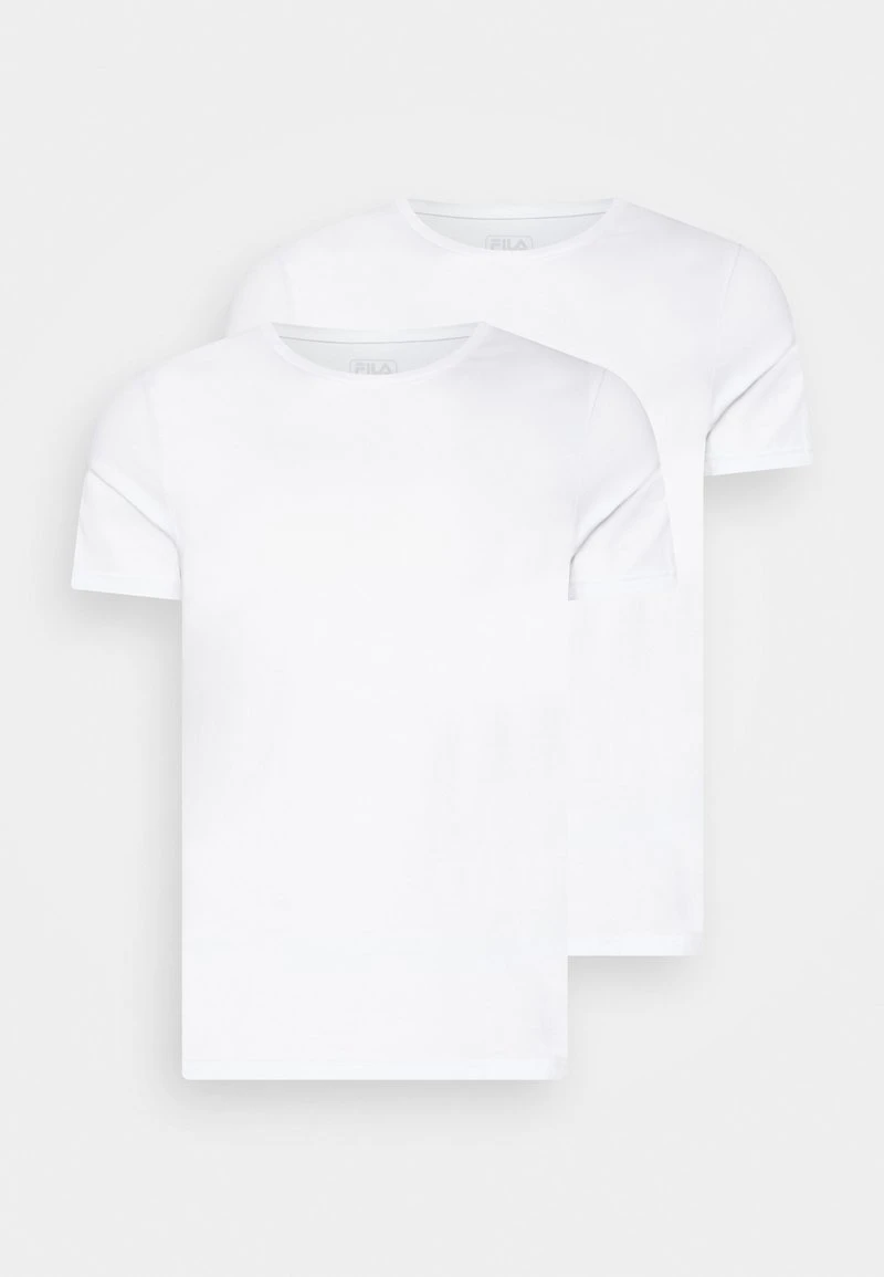 Fila MAN ROUND NECK 2 PACK - Unterhemd/-shirt - White 3 Fila MAN ROUND NECK 2 PACK - Unterhemd/-shirt - White