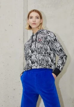 Fila BREZA CROPPED HOODY - Sweatshirt - Bright White -Fila Verkaufe 09867068530845178be33e248a0b9cf8