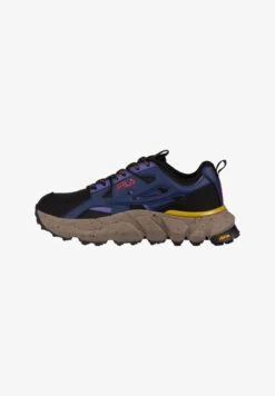 Fila FOGLIA LOW - Sneaker Low - Black/beacon Blue