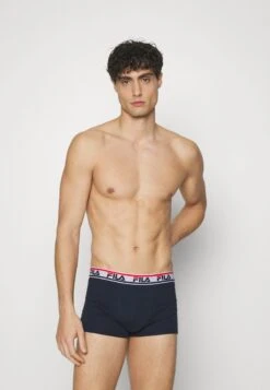 Fila MAN BOXER 4 PACK - Panties - White/navy