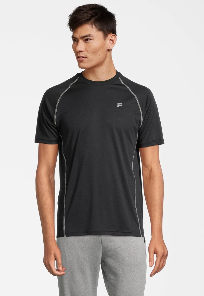 Fila APPAREL LEXOW RAGLAN TEE - T-Shirt Basic - Black 8 Fila APPAREL LEXOW RAGLAN TEE - T-Shirt Basic - Black – Bild 6