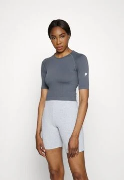 Fila T-Shirt Basic - Light Grey Melange Bros -Fila Verkaufe 11740381d12040dba752a9f6f1d75862