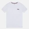 Fila LOGO SMALL KIDS UNISEX - T-Shirt Basic - White