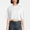 Fila APPAREL RECANATI CROPPED - T-Shirt Basic - Bright White