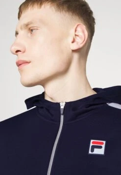 Fila HOODY JASPER - Sweatjacke - Navy -Fila Verkaufe 1b3248fb526b48e1a4aa895f117edeb0