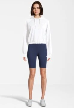 Fila BAALBERGE CROPPED - Kapuzenpullover - Bright White