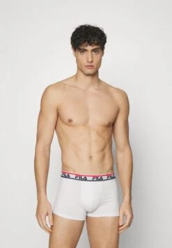 Fila MAN BOXER 4 PACK - Panties - White/navy -Fila Verkaufe 1ea04e39aa5040249ee3583f0369e50c