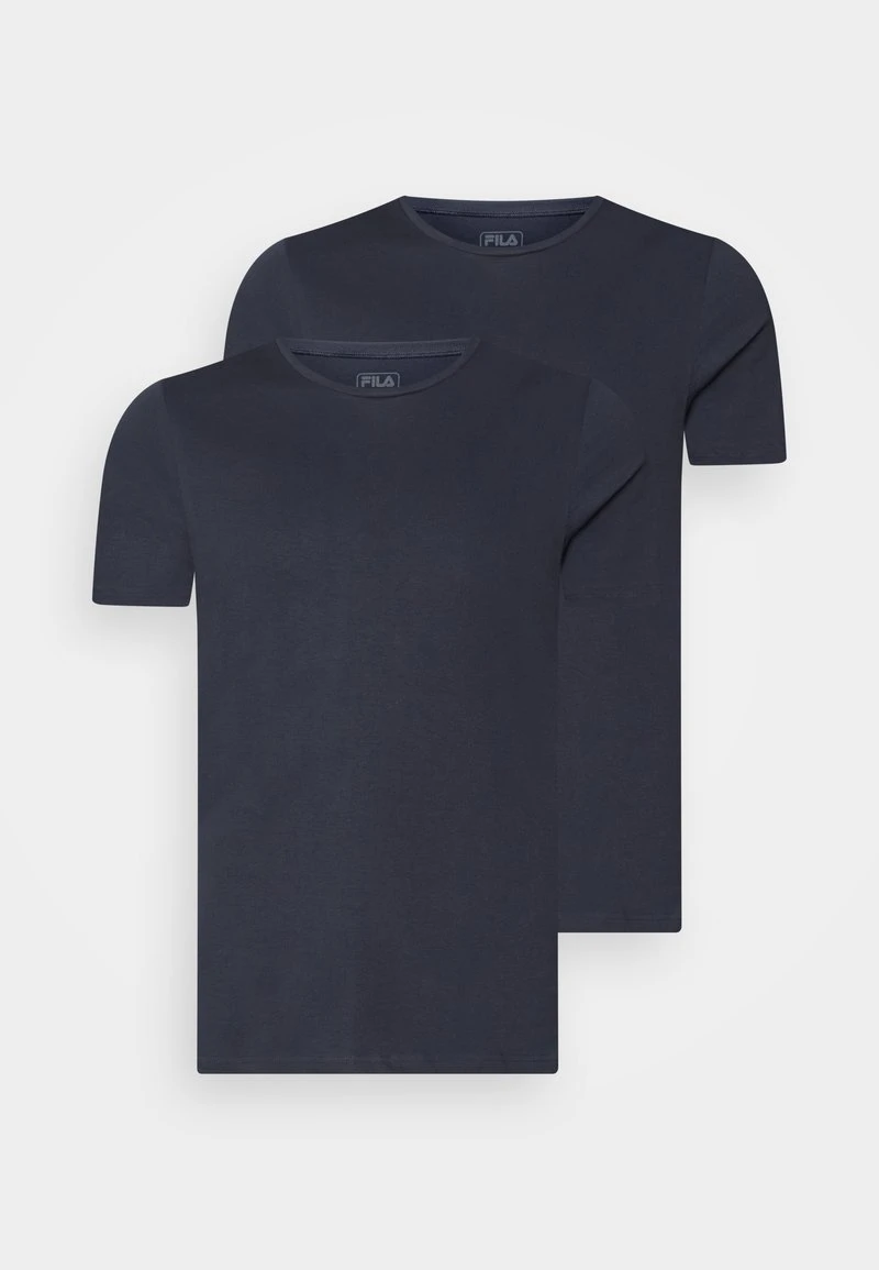 Fila MAN ROUND NECK 2 PACK - Unterhemd/-shirt - Navy 3 Fila MAN ROUND NECK 2 PACK - Unterhemd/-shirt - Navy