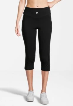 Fila APPAREL ROMANIA HIGH WAIST - 3/4 Sporthose - Black