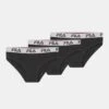 Fila JUNIOR GIRL BRIEF 3 PACK - Slip - Black