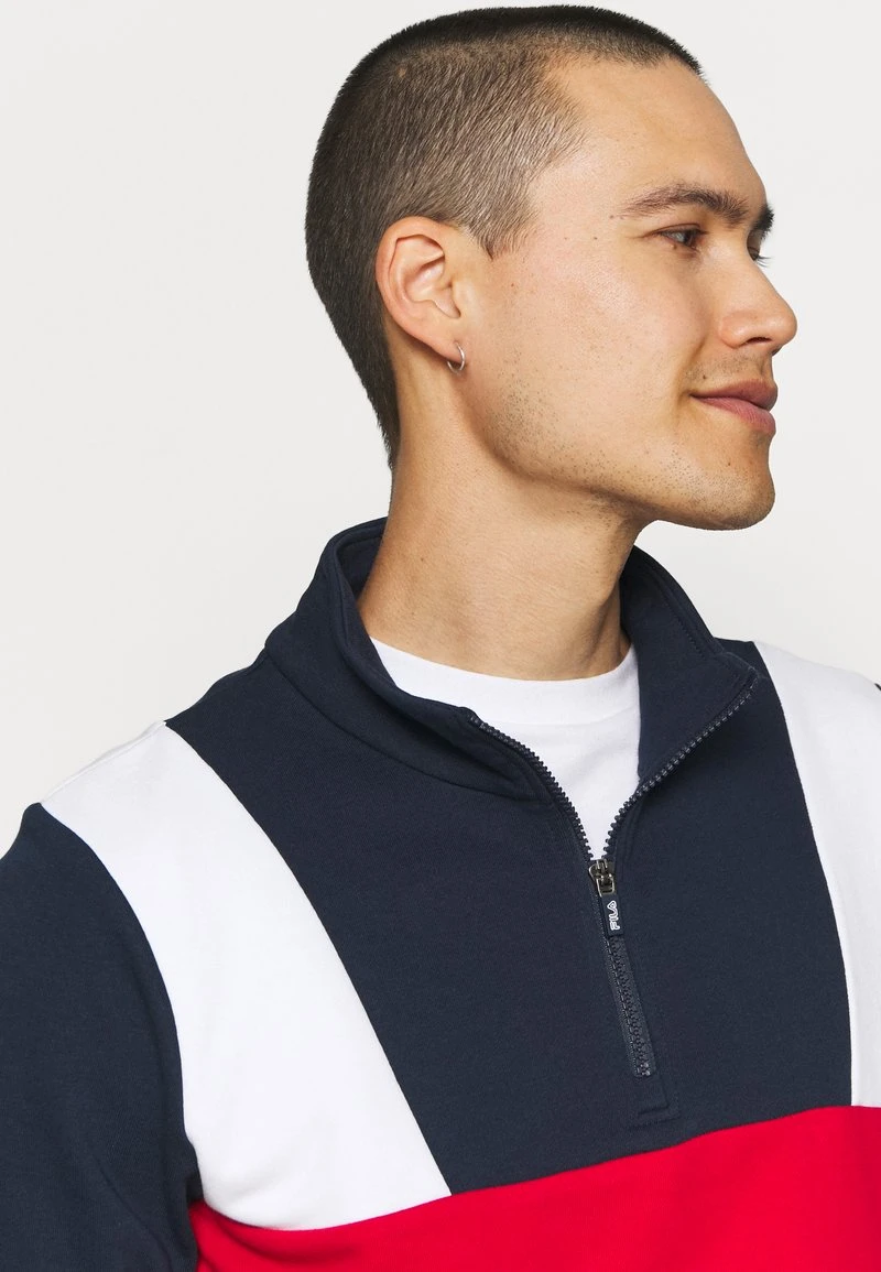 Fila PARESH ZIP - Sweatshirt - Black Iris/true Red/bright White 6 Fila PARESH ZIP - Sweatshirt - Black Iris/true Red/bright White – Bild 4