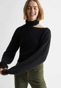 Fila BRUJAS CROPPED HOODY - Sweatshirt - Black Beauty/bright White -Fila Verkaufe 23f3d83e44854e2184b671bfde52436f