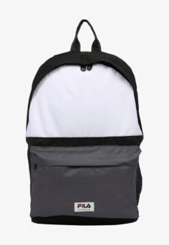 Fila BOMA BADGE COOL TWO - Tagesrucksack - Black Bright White Iron Gate