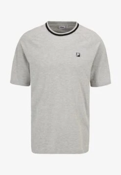 Fila BILOXI TEE - T-Shirt Basic - Light Grey Melange -Fila Verkaufe 2578c57749284ab7b37394037bc005c0