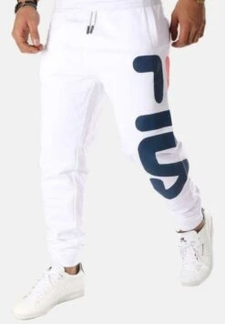 Fila BRONTE UNISEX - Jogginghose - Bianco