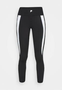 Fila RABENAU HIGH WAIST - Tights - Black Beauty/lucent White -Fila Verkaufe 265151ef9a63474e9b677c1e64c21f24