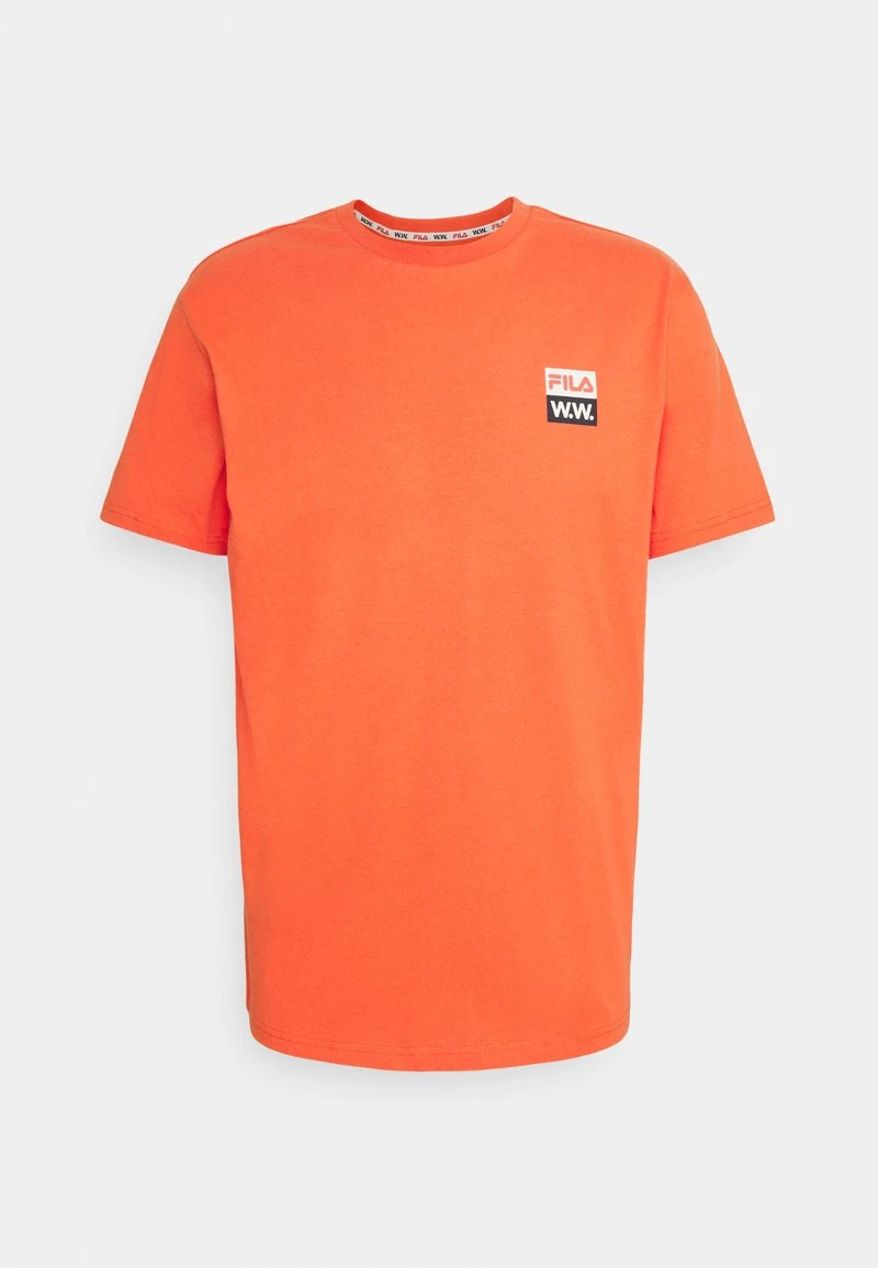 Fila BORIS - T-Shirt Print - Dark Red 3 Fila BORIS - T-Shirt Print - Dark Red