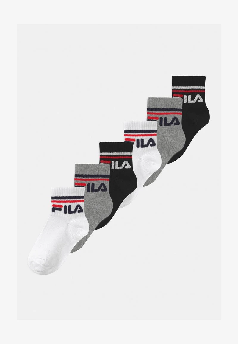 Fila JUNIOR QUARTER UNISEX 6 PACK - Socken - Grey 7 Fila JUNIOR QUARTER UNISEX 6 PACK - Socken - Grey – Bild 5