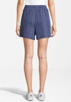Fila TEBRA HIGH WAIST - Kurze Sporthose - Medieval Blue Antique White Irregular Striped 10 Fila TEBRA HIGH WAIST - Kurze Sporthose - Medieval Blue Antique White Irregular Striped -Fila Verkaufe 2dbd38f1677048f18a945e12ab060052
