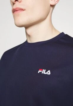 Fila LOGO SMALL - Sport T-shirt - Navy -Fila Verkaufe 30ebff8e0d044416b59d0eeabee7acb6