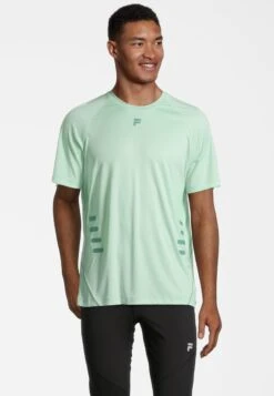 Fila RHO RAGLAN TEE - T-Shirt Print - Brook Green