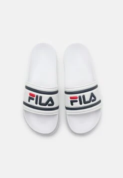 Fila MORRO BAY UNISEX - Pantolette Flach - White -Fila Verkaufe 34f03cafaf1d4610aeda914a49627720