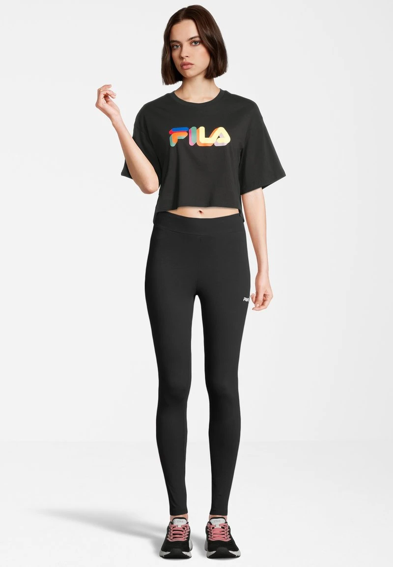 Fila APPAREL BENNDORF HIGH WAIST - Tights - Black 4 Fila APPAREL BENNDORF HIGH WAIST - Tights - Black – Bild 2