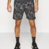 Fila RIWNE REGULAR SHORTS - Kurze Sporthose - Black Beauty React