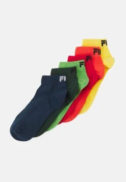 Fila QUARTER PLAIN 6 PACK - Socken - Yellow/orange/ferra/benetton/bengreen/oil Blue -Fila Verkaufe 3f2170183f5940568269df25f355124c 1