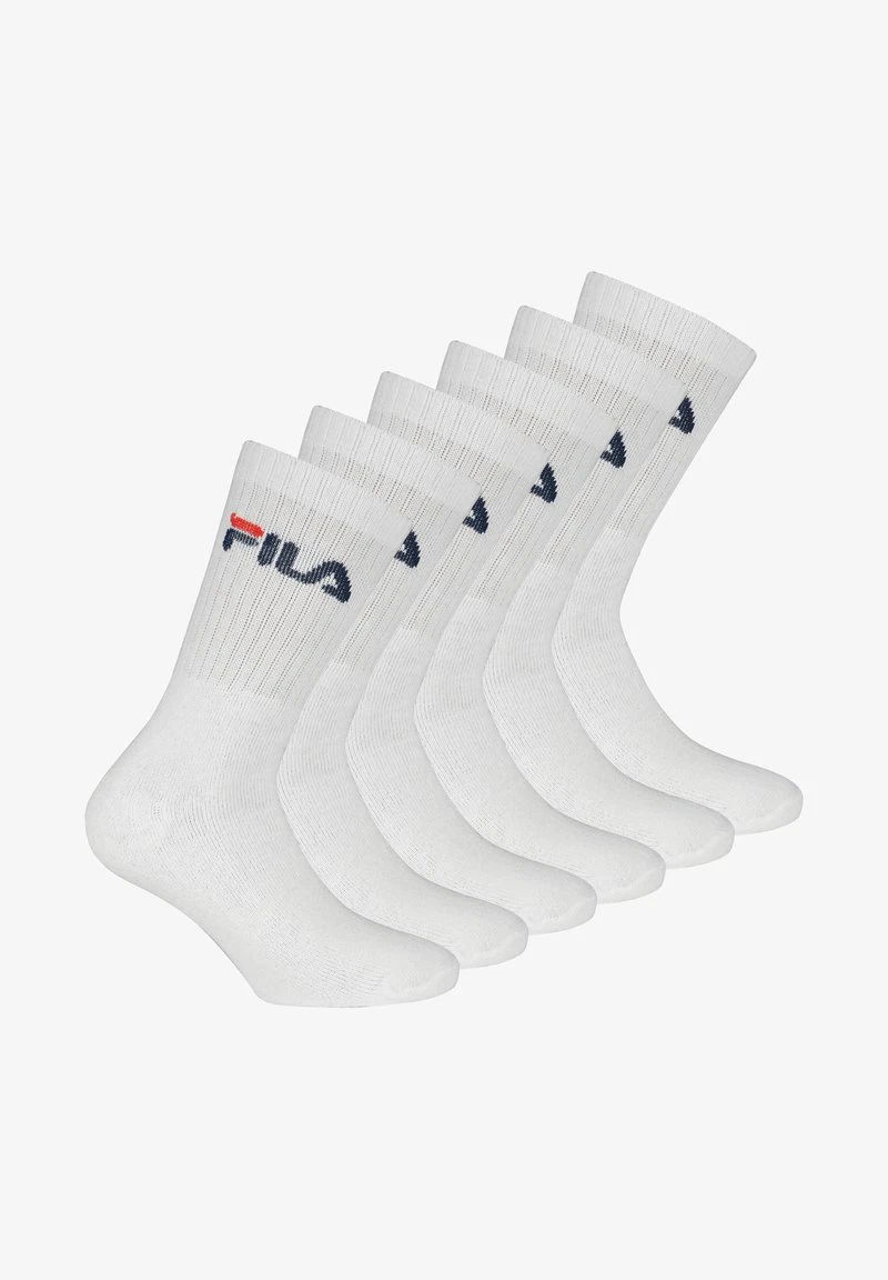 Fila UNISEX CREW 6 PACK - Socken - White 5 Fila UNISEX CREW 6 PACK - Socken - White – Bild 3