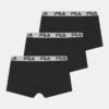 Fila JUNIOR BOY 3 PACK - Panties - Black -Fila Verkaufe 490c05ade8f44b7b8256cad1a0304a97