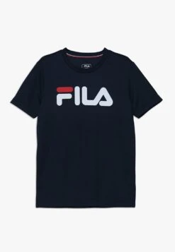 Fila LOGO KIDS UNISEX - Sport T-shirt - Peacoat Blue -Fila Verkaufe 4a8a1292c4b043f7ba6dd7a2a2a74d13 1
