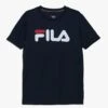 Fila LOGO KIDS UNISEX - Sport T-shirt - Peacoat Blue -Fila Verkaufe 4a8a1292c4b043f7ba6dd7a2a2a74d13