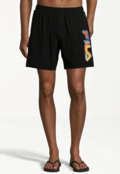 Fila SCALEA - Badeshorts - Black -Fila Verkaufe 4dc60c3b320e484789683f1f42e459a8 1