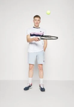 Fila LUCA - Sport T-shirt - White -Fila Verkaufe 52dddcd535f84eab8378dbe8280a9b10