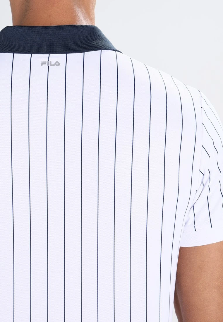 Fila STRIPES - Poloshirt - White/peacot Blue/red 7 Fila STRIPES - Poloshirt - White/peacot Blue/red – Bild 5