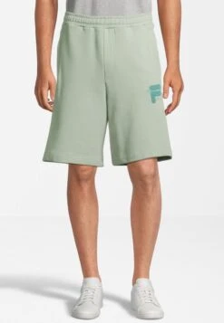 Fila BAIERN OVERSIZED - Kurze Sporthose - Silt Green