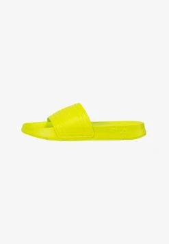 Fila MORRO BAY - Pantolette Flach - Safety Yellow