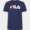 Fila BELLANO TEE UNISEX - T-Shirt Print - Medieval Blue