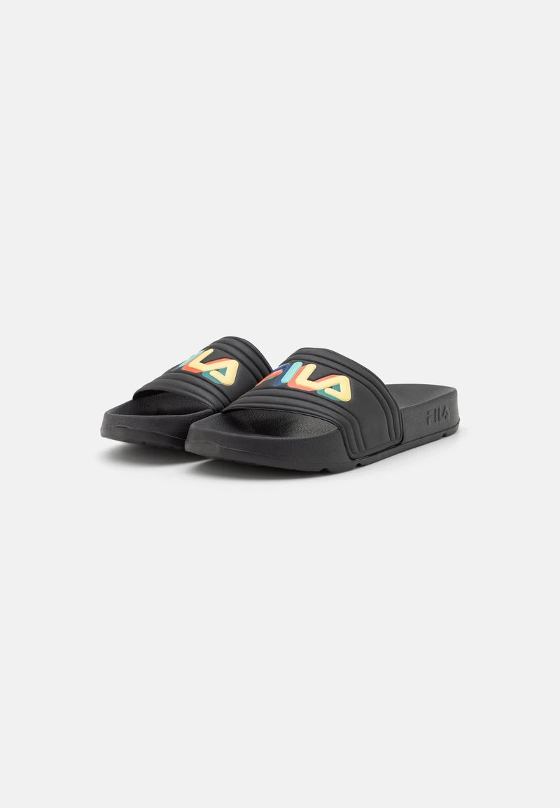 Fila MORRO BAY LOGO UNISEX - Pantolette Flach - Black 4 Fila MORRO BAY LOGO UNISEX - Pantolette Flach - Black – Bild 2