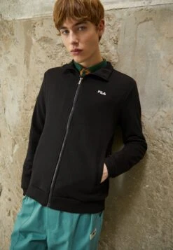 Fila BAHRENBORSTEL TRACK JACKET - Sweatjacke - Black