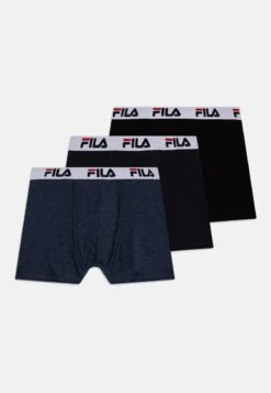 Fila JUNIOR BOY 3 PACK - Panties - Black/navy/jeans Melange