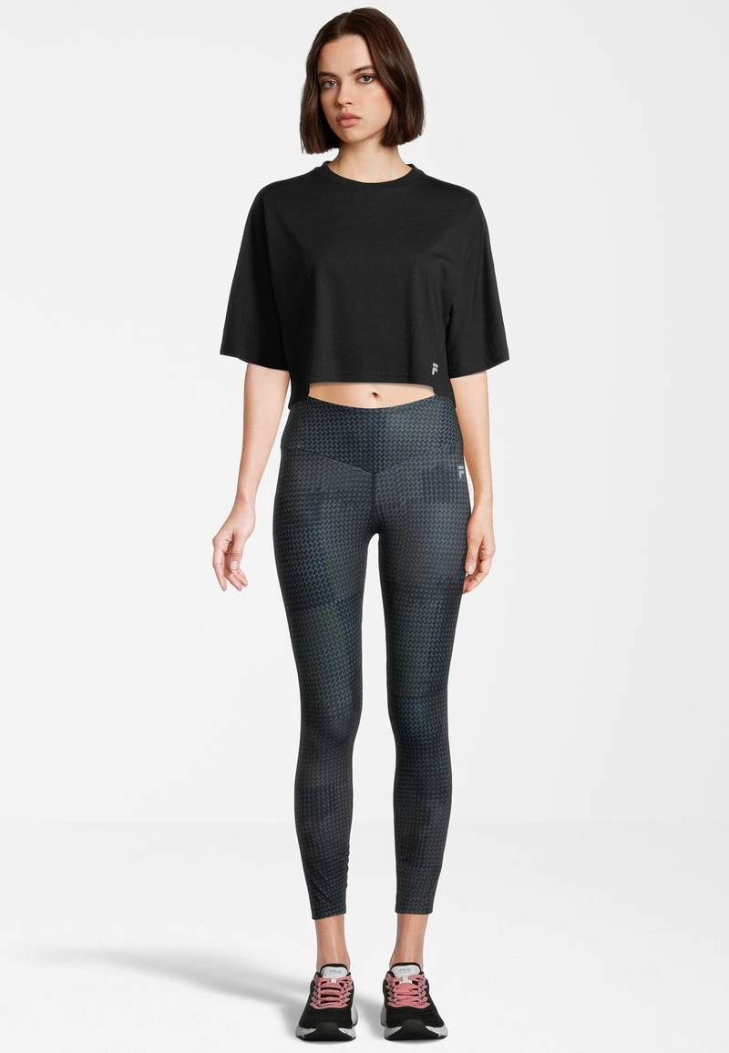 Fila APPAREL RECANATI CROPPED - T-Shirt Basic - Black 4 Fila APPAREL RECANATI CROPPED - T-Shirt Basic - Black – Bild 2