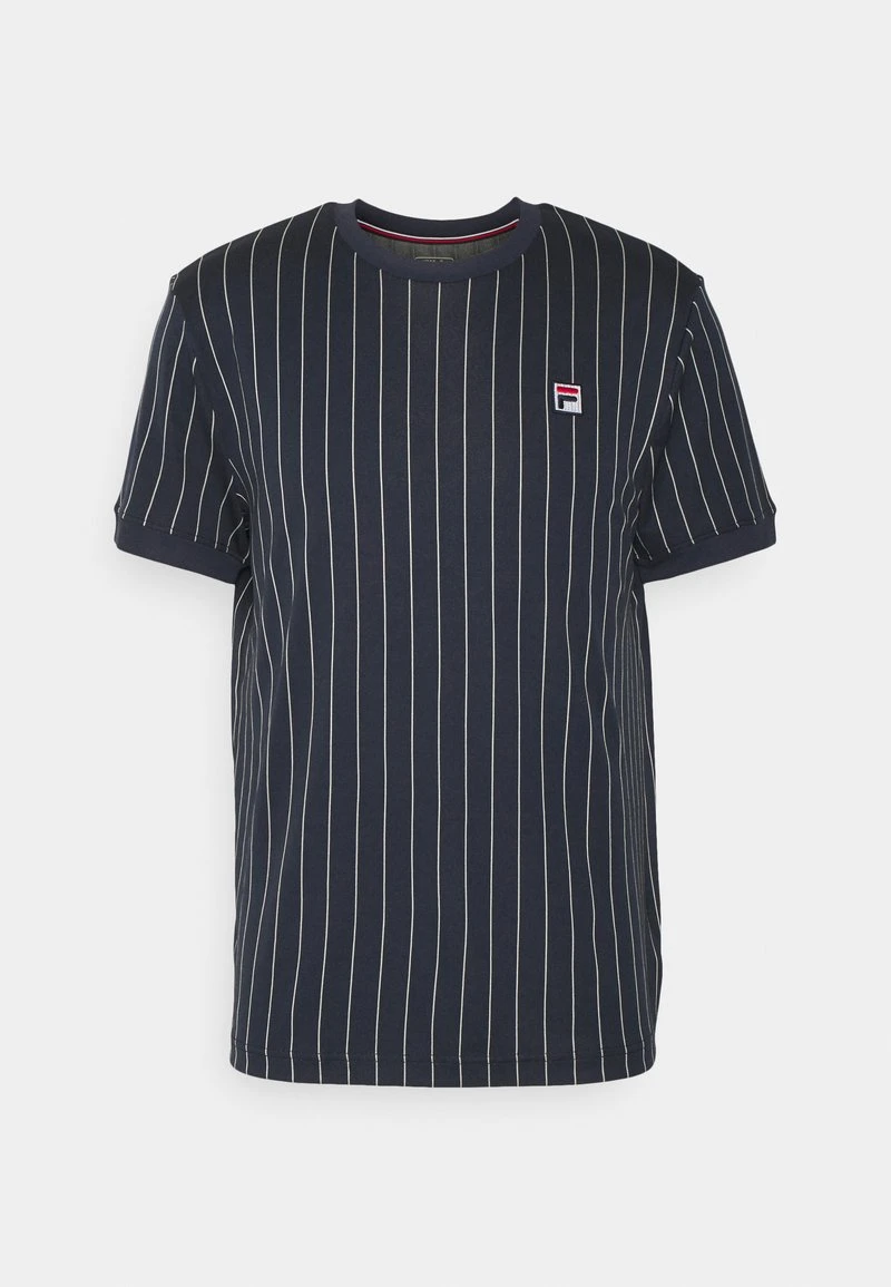 Fila STRIPES - T-Shirt Print - Navy/white 6 Fila STRIPES - T-Shirt Print - Navy/white – Bild 4